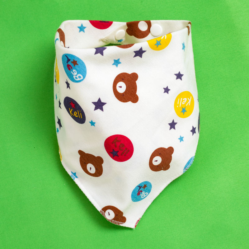 Stetson Drooling Towel Baby Triangle Towel Double Layer