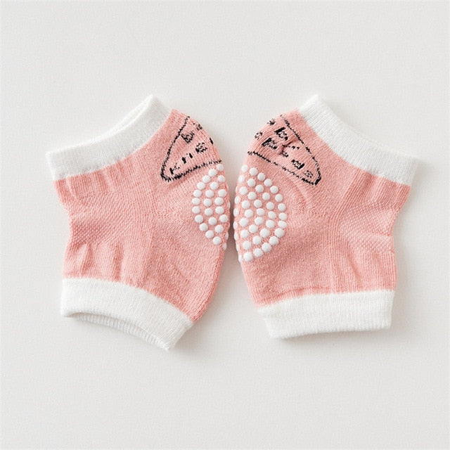 0-18 Months babys Non-slip Baby Kneecap Summer Cotton Knee Pad