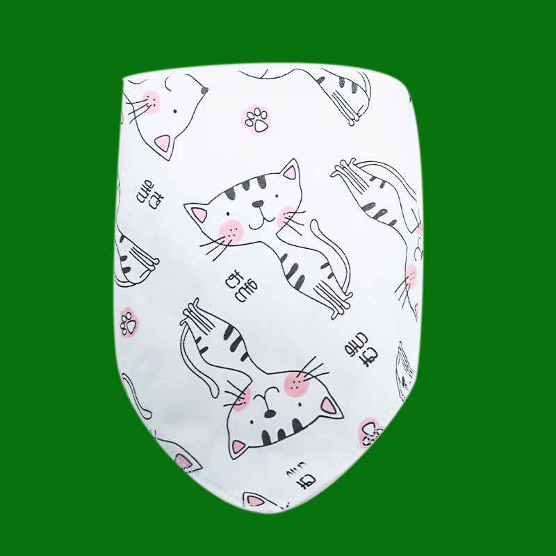 Stetson Drooling Towel Baby Triangle Towel Double Layer