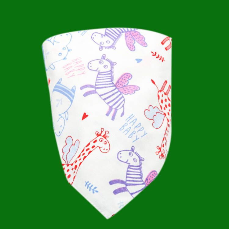 Stetson Drooling Towel Baby Triangle Towel Double Layer