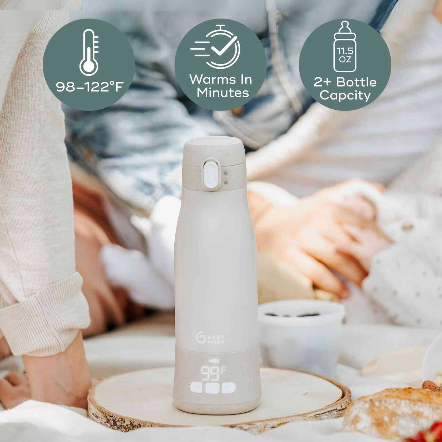 Moov & Feed Portable Milk and Water Warmer - GuGuTon baby store - Baby Fashion - Toddlers Outfits - Babies Outfits - Toddler Clothes - Kids Clothing - Newborn Clothes - Newborn Wear - Kids Wear - Trending Clothes - Trending Outfits - Fall Fashion - Winter Fashion - Girls Clothes - Boys Clothes - Babies Wear - Kids Accessories - KidsWear - Summer Clothes - Summer Fashion - Summer Trend - Falls Sweaters - Tops - Bottom - Jeans - Blouse - Dresses - Newborn Dresses - Toys