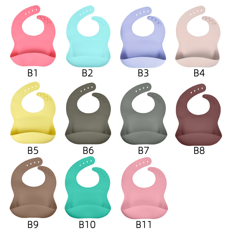 Silicone tableware set baby feeding complementary food