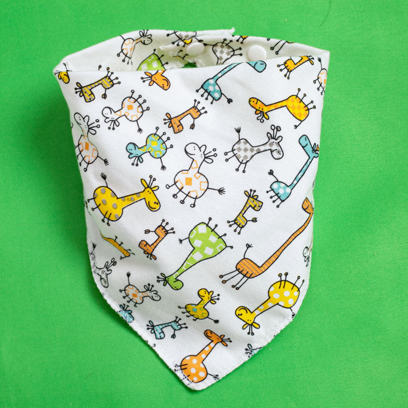 Baby Drooling Towel Baby Triangle Double Layer Headscarf