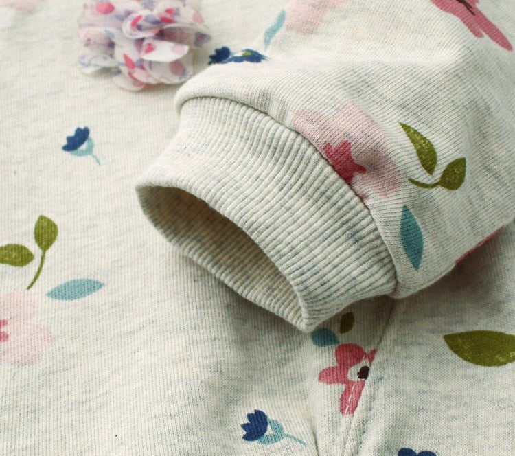 Manuela Sweater Girls Long-Sleeved Autumn And Winter flower