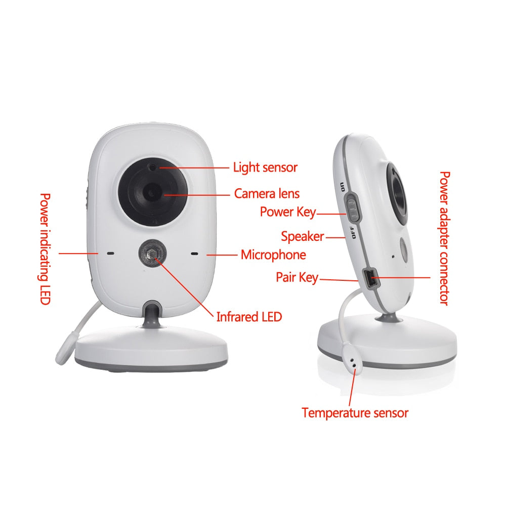 Baby Monitor With Camera 3.2 inch LCD Electronic 2 Way Audio Talk - GuGuTon baby store - Baby Fashion - Toddlers Outfits - Babies Outfits - Toddler Clothes - Kids Clothing - Newborn Clothes - Newborn Wear - Kids Wear - Trending Clothes - Trending Outfits - Fall Fashion - Winter Fashion - Girls Clothes - Boys Clothes - Babies Wear - Kids Accessories - KidsWear - Summer Clothes - Summer Fashion - Summer Trend - Falls Sweaters - Tops - Bottom - Jeans - Blouse - Dresses - Newborn Dresses - Toys