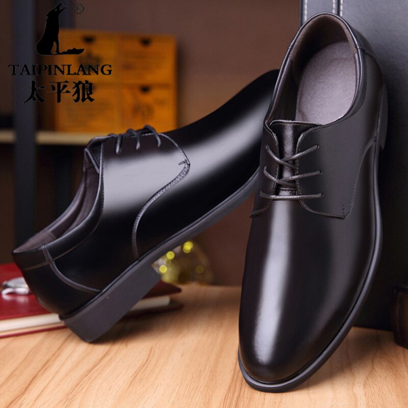Formal Leather Sneaker Loafers Big Teenage Boys Shoes - GuGuTon