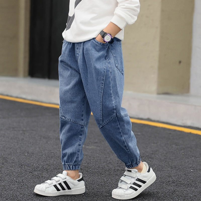 Luyyi Casual For Boy Denim Cotton Autumn Winter Elastic