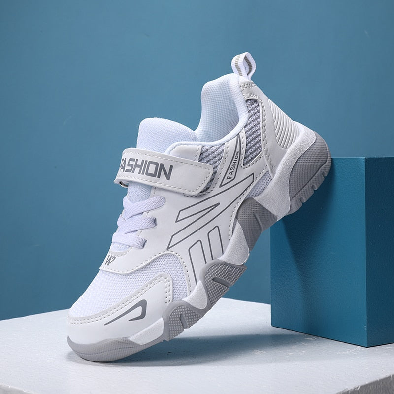 Boys Sneakers Casual for Children Sneakers Girls Shoes Leather - GuGuTon
