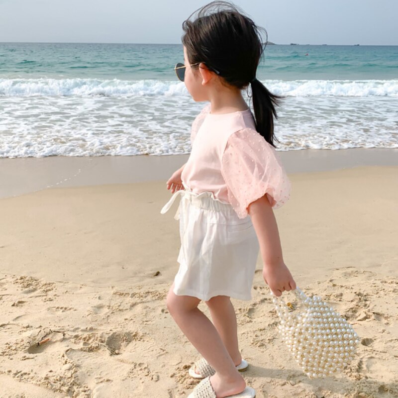Rubí Fashion Summer Baby Girl T-Shirt Pincess Solid