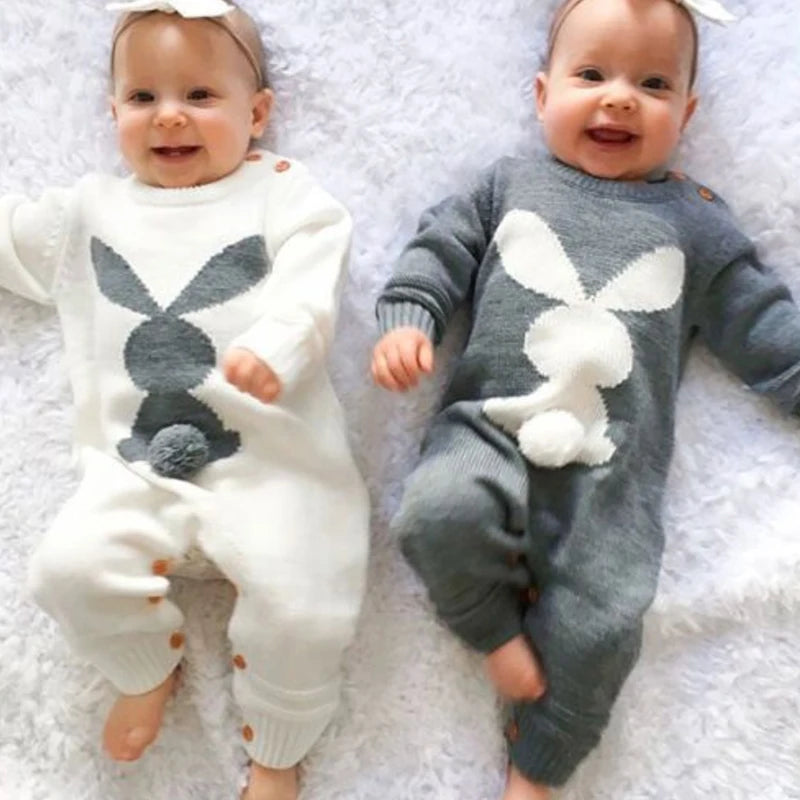 Manuel Baby Girl Baby Summer Jumpsuits bunny print