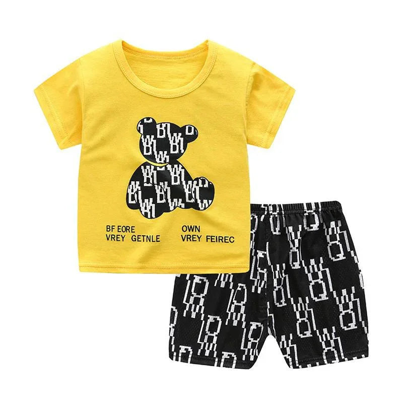 Jordan Little Bear Kids Little Boys Summer T-shirt - GuGuTon baby store - Baby Fashion - Toddlers Outfits - Babies Outfits - Toddler Clothes - Kids Clothing - Newborn Clothes - Newborn Wear - Kids Wear - Trending Clothes - Trending Outfits - Fall Fashion - Winter Fashion - Girls Clothes - Boys Clothes - Babies Wear - Kids Accessories - KidsWear - Summer Clothes - Summer Fashion - Summer Trend - Falls Sweaters - Tops - Bottom - Jeans - Blouse - Dresses - Newborn Dresses - Toys
