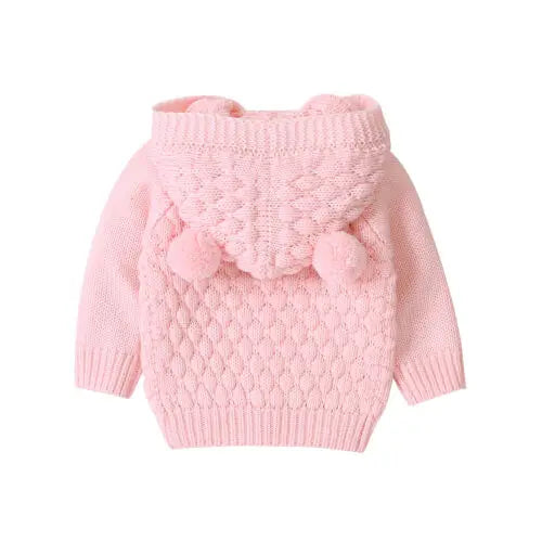 Kevin Cute Kid Hooded With Ear Sweater