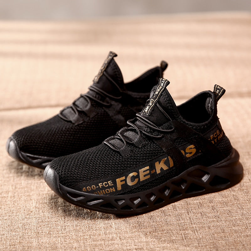 Boys Children Running Sneakers Breathable Lightweight Leisure Shoes - GuGuTon