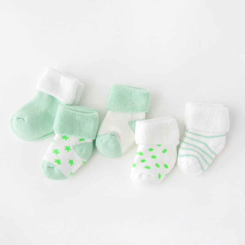 Newborn Baby Boys Girls Thick Warm Foot Socks