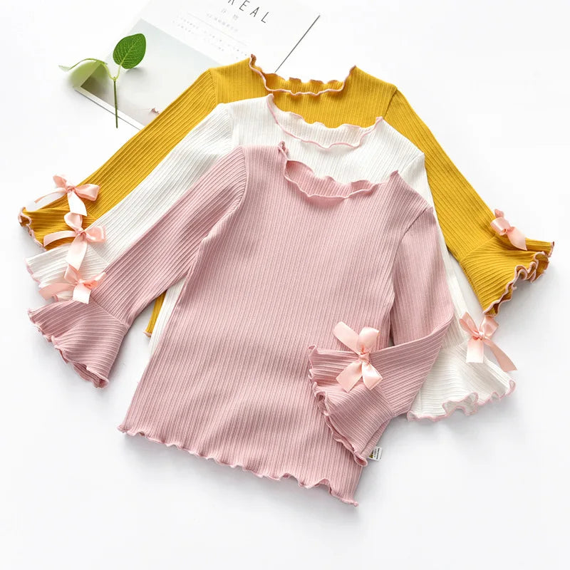 Abigail Autumn Baby Flare Sleeve Casual Children's Cotton