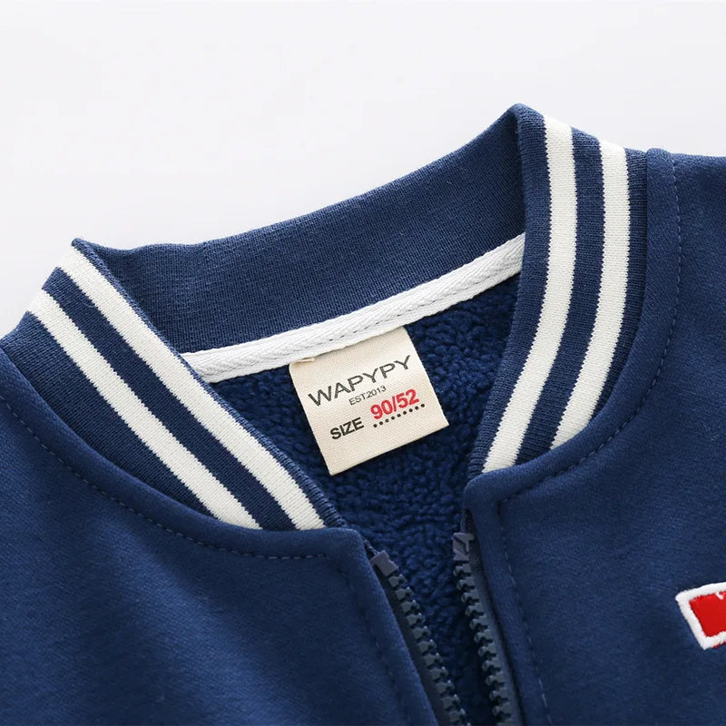 Angel College Baseball Uniform Fluffing Style Sweater