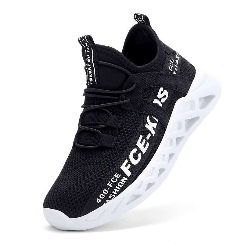 Boys Children Running Sneakers Breathable Lightweight Leisure Shoes - GuGuTon