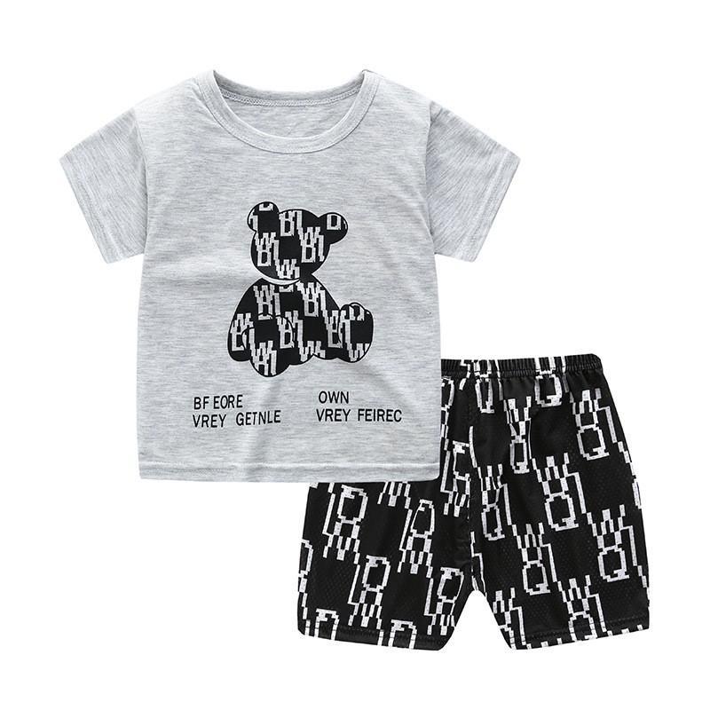 Jordan Little Bear Kids Little Boys Summer T-shirt - GuGuTon baby store - Baby Fashion - Toddlers Outfits - Babies Outfits - Toddler Clothes - Kids Clothing - Newborn Clothes - Newborn Wear - Kids Wear - Trending Clothes - Trending Outfits - Fall Fashion - Winter Fashion - Girls Clothes - Boys Clothes - Babies Wear - Kids Accessories - KidsWear - Summer Clothes - Summer Fashion - Summer Trend - Falls Sweaters - Tops - Bottom - Jeans - Blouse - Dresses - Newborn Dresses - Toys
