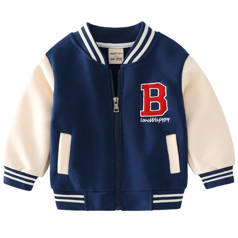 Angel College Baseball Uniform Fluffing Style Sweater