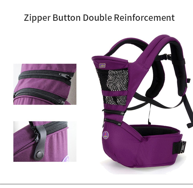 Baby Carrier Infant Kid Hip Seat Kangaroo Sling Front Facing Backpack - GuGuTon