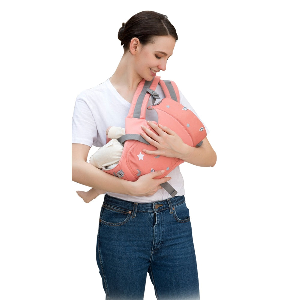 Breathable Baby Carrier Infant Baby Facing Kangaroo Baby Wrap Sling - GuGuTon