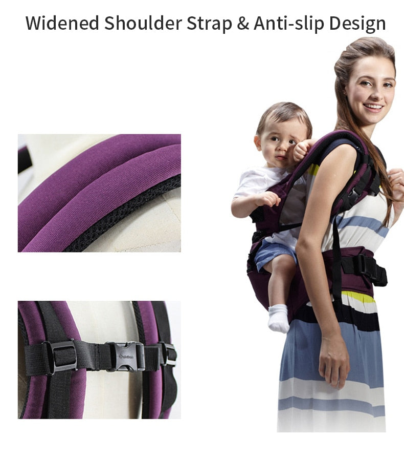 Baby Carrier Infant Kid Hip Seat Kangaroo Sling Front Facing Backpack - GuGuTon