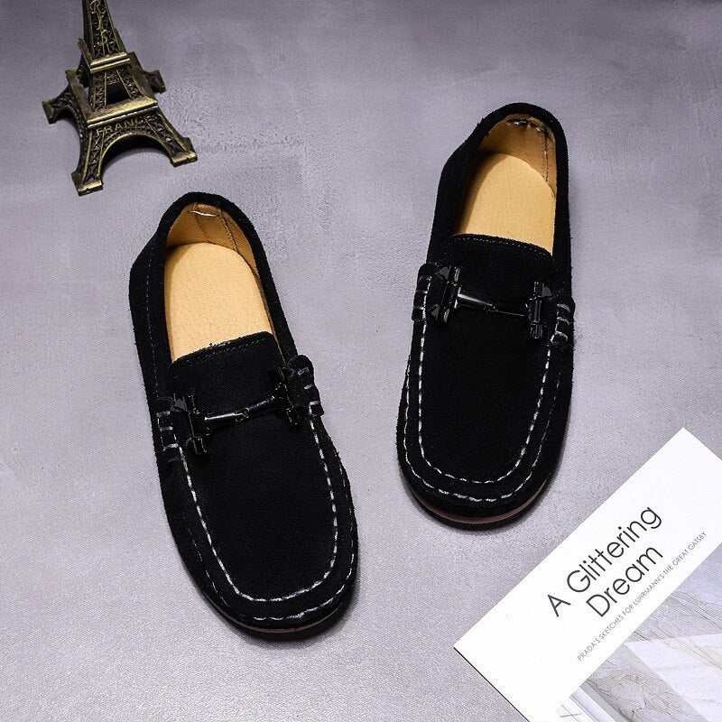 Walking Blue Hard-Wearing Children Flat Shoes Boys - GuGuTon