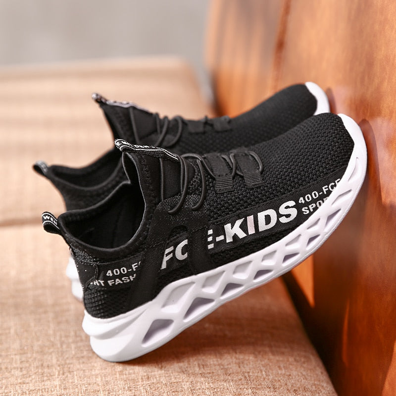 Boys Children Running Sneakers Breathable Lightweight Leisure Shoes - GuGuTon