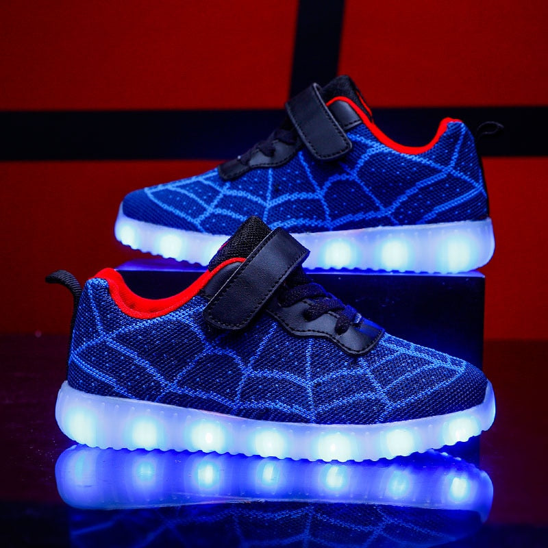 Luminous Kids Sneakers Boys Childre Flashing Shoes Childle Led - GuGuTon