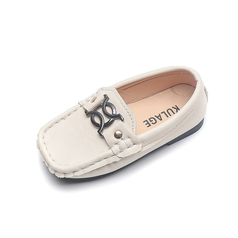 Fashion Children Loafers Boys Party Wedding Shoes Moccasins Metal - GuGuTon