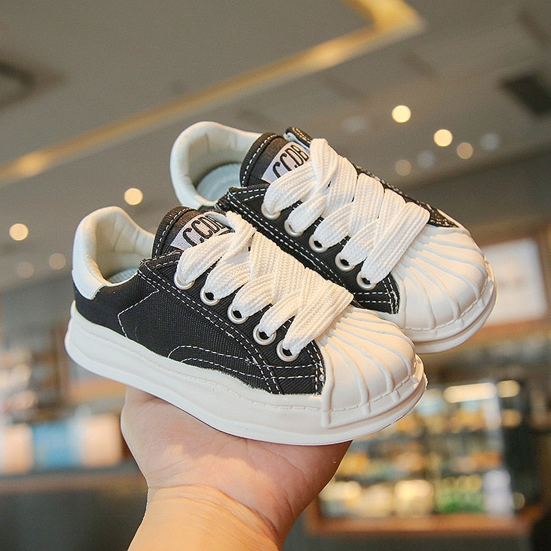 kids Shoes Girls Protection Comfortable Canvas Boys