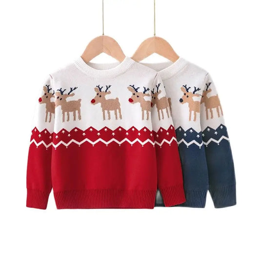 Jayden Pullover Toddlers Christmas Sweaters - GuGuTon baby store - Baby Fashion - Toddlers Outfits - Babies Outfits - Toddler Clothes - Kids Clothing - Newborn Clothes - Newborn Wear - Kids Wear - Trending Clothes - Trending Outfits - Fall Fashion - Winter Fashion - Girls Clothes - Boys Clothes - Babies Wear - Kids Accessories - KidsWear - Summer Clothes - Summer Fashion - Summer Trend - Falls Sweaters - Tops - Bottom - Jeans - Blouse - Dresses - Newborn Dresses - Toys