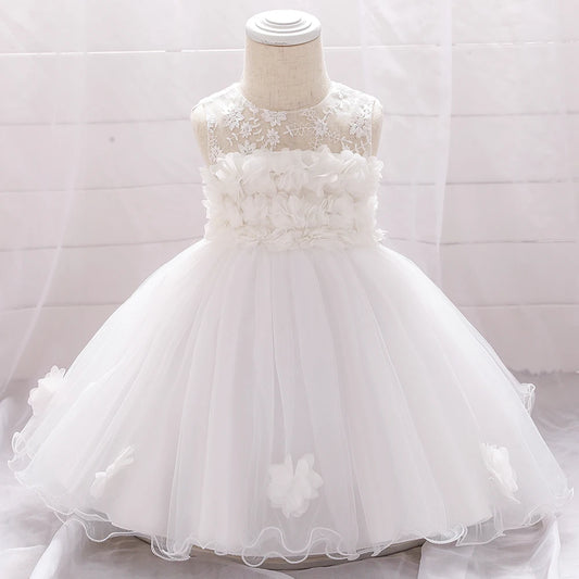 Toddler Girl Party Dresses Baby Dress For Girls 1 Year Birthday Princess Dress