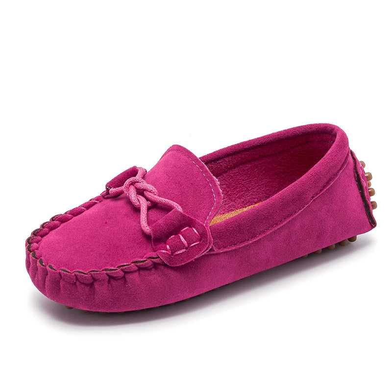 Fashion Kids Casual Shoes Children Leather Baby Toddler Designer Loafers - GuGuTon