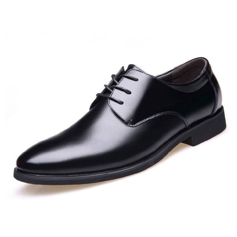 Formal Leather Sneaker Loafers Big Teenage Boys Shoes - GuGuTon