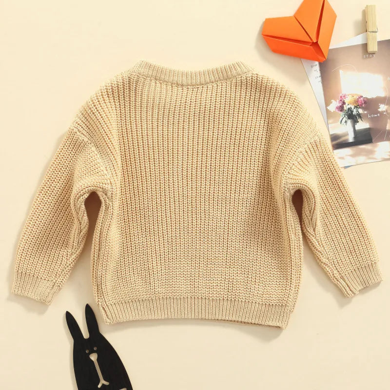 Braulio Solid Color O-neck Sweater