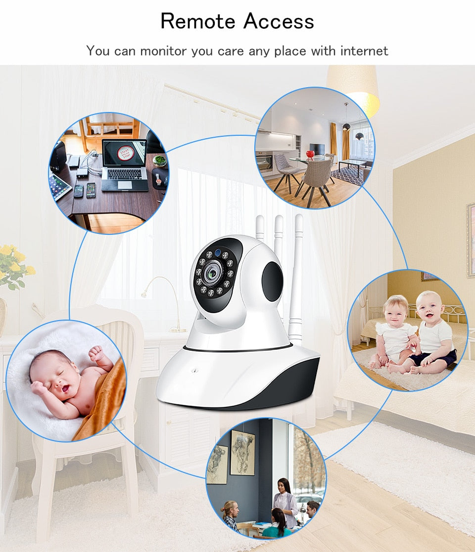 Baby Monitor Wifi 1080P IP Camera Night Vision Two Way Audio Video - GuGuTon baby store - Baby Fashion - Toddlers Outfits - Babies Outfits - Toddler Clothes - Kids Clothing - Newborn Clothes - Newborn Wear - Kids Wear - Trending Clothes - Trending Outfits - Fall Fashion - Winter Fashion - Girls Clothes - Boys Clothes - Babies Wear - Kids Accessories - KidsWear - Summer Clothes - Summer Fashion - Summer Trend - Falls Sweaters - Tops - Bottom - Jeans - Blouse - Dresses - Newborn Dresses - Toys