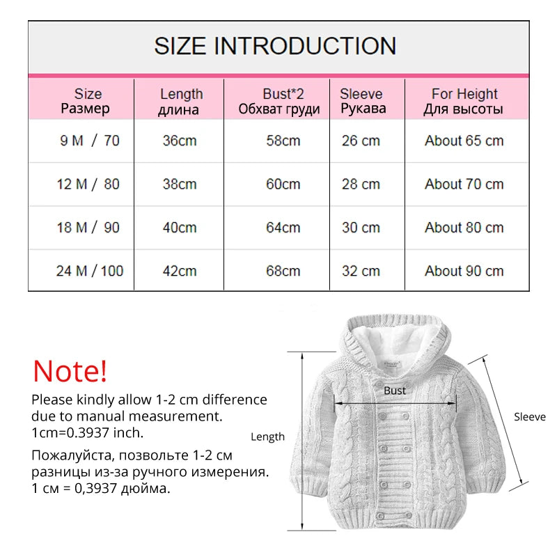 Luis Long Sleeve Fleece Lined Knitted Sweater