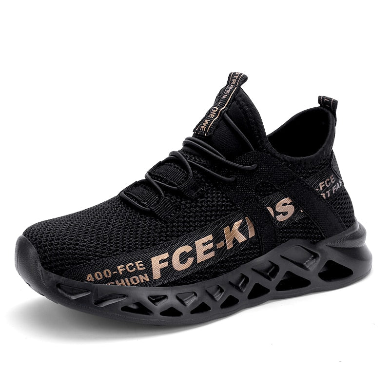 Boys Children Running Sneakers Breathable Lightweight Leisure Shoes - GuGuTon