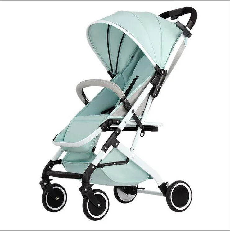Baby stroller aluminum shock absorber folding umbrella
