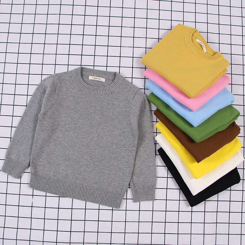 Baby Soft Turtleneck Sweaters Kids Casual Knitted