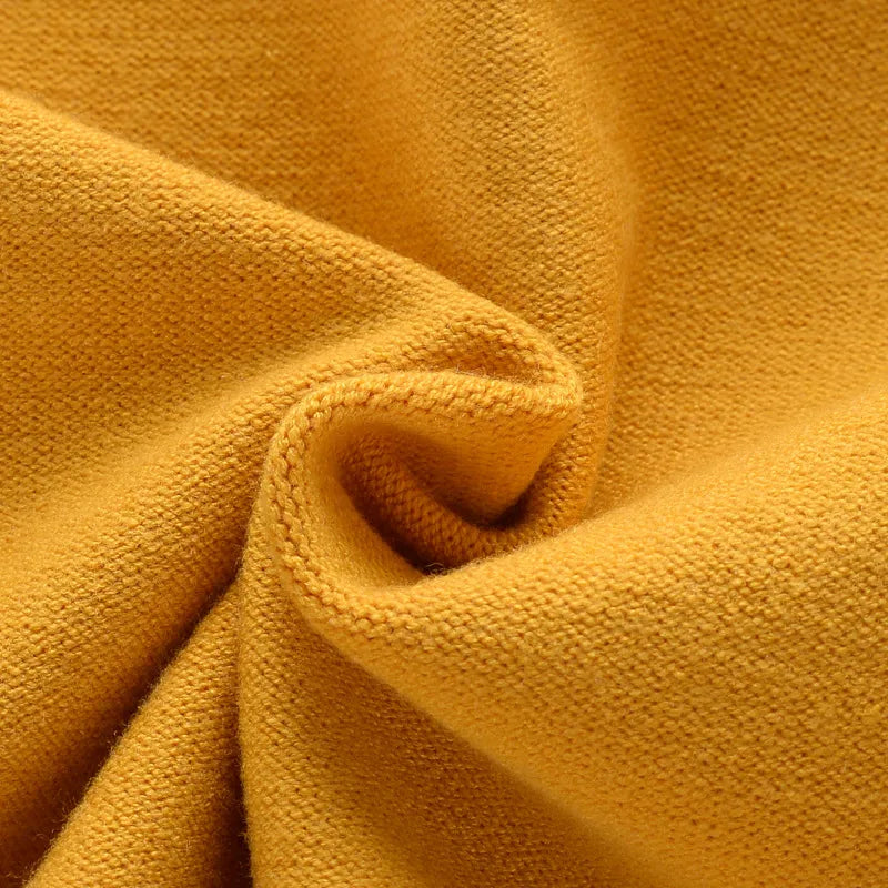 Formal Turn Down Collar Sweater Cottons Winter Thicken