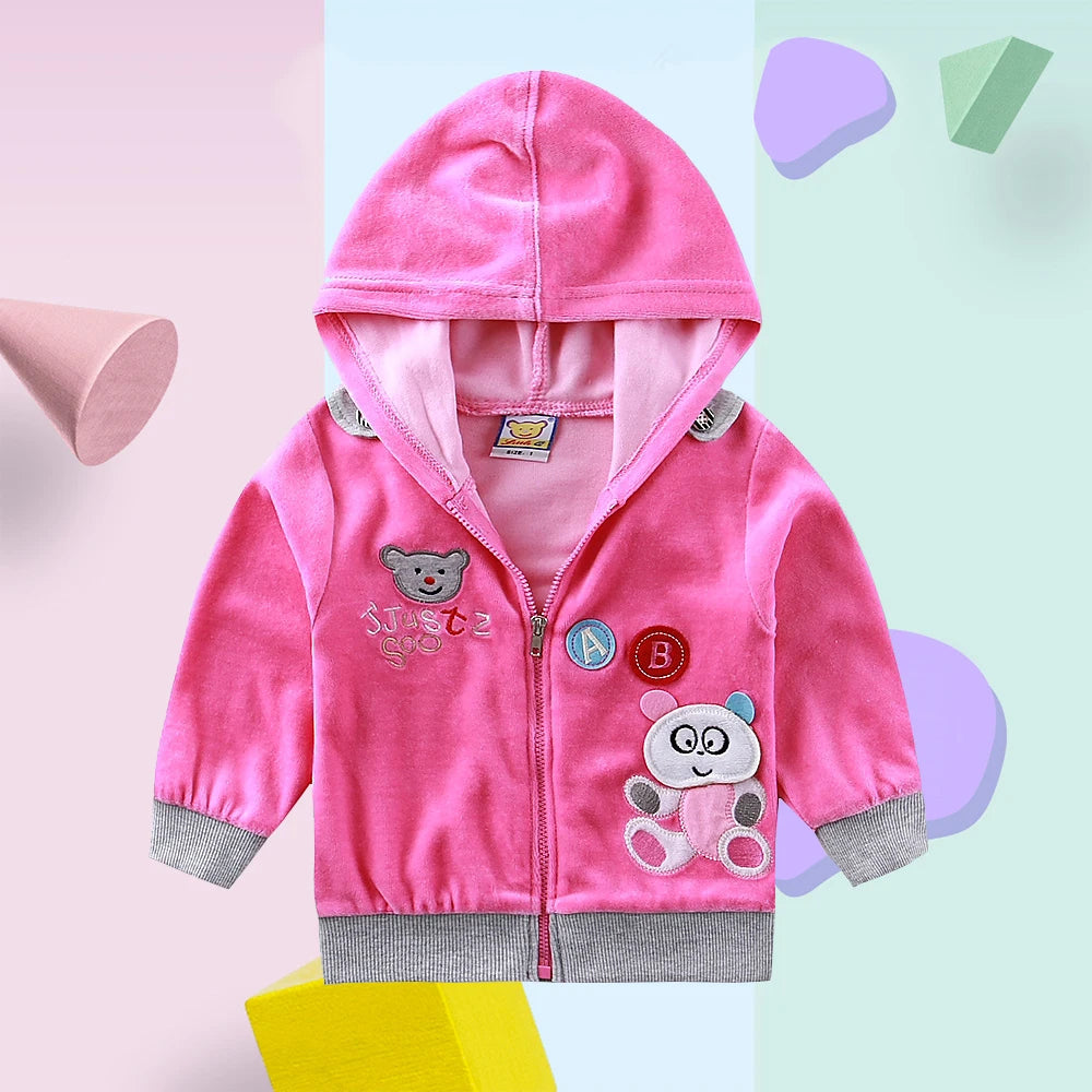 Fatima Long Sleeve Clothes girls Baby Zipper New Style jackets