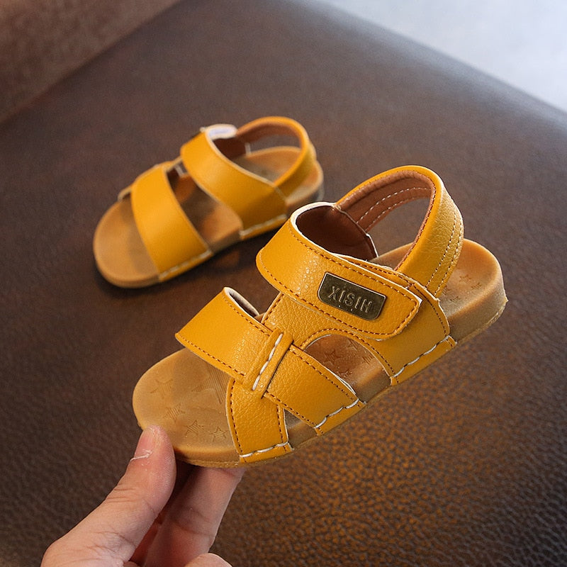 Sandals Boys Stitching Simple Soft Bottom Shoes