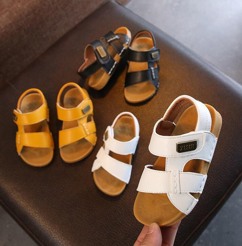 Sandals Boys Stitching Simple Soft Bottom Shoes