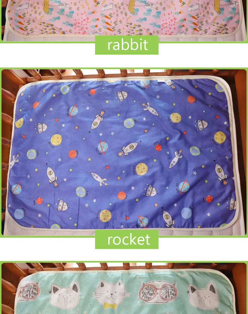 Changing Pads Covers Reusable Diapers Mattress Cotton Waterproof