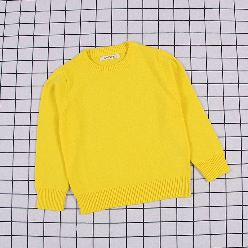 Baby Soft Turtleneck Sweaters Kids Casual Knitted