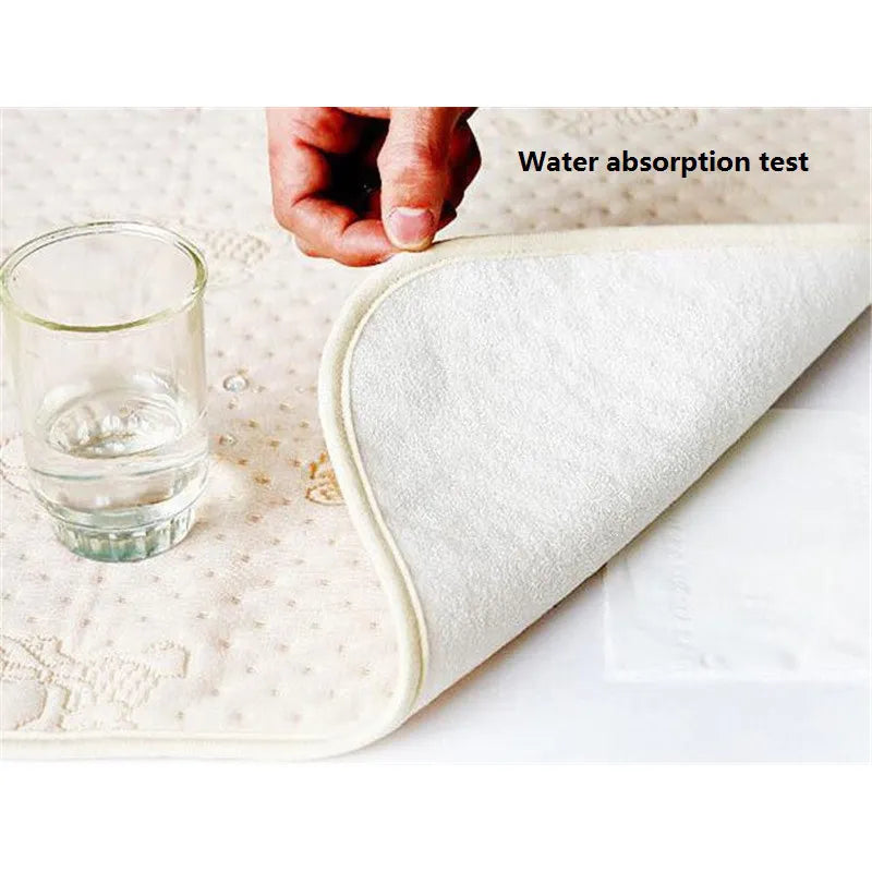Organic Colored Cotton Waterproof Eva Layer Baby Changing Mat Cover