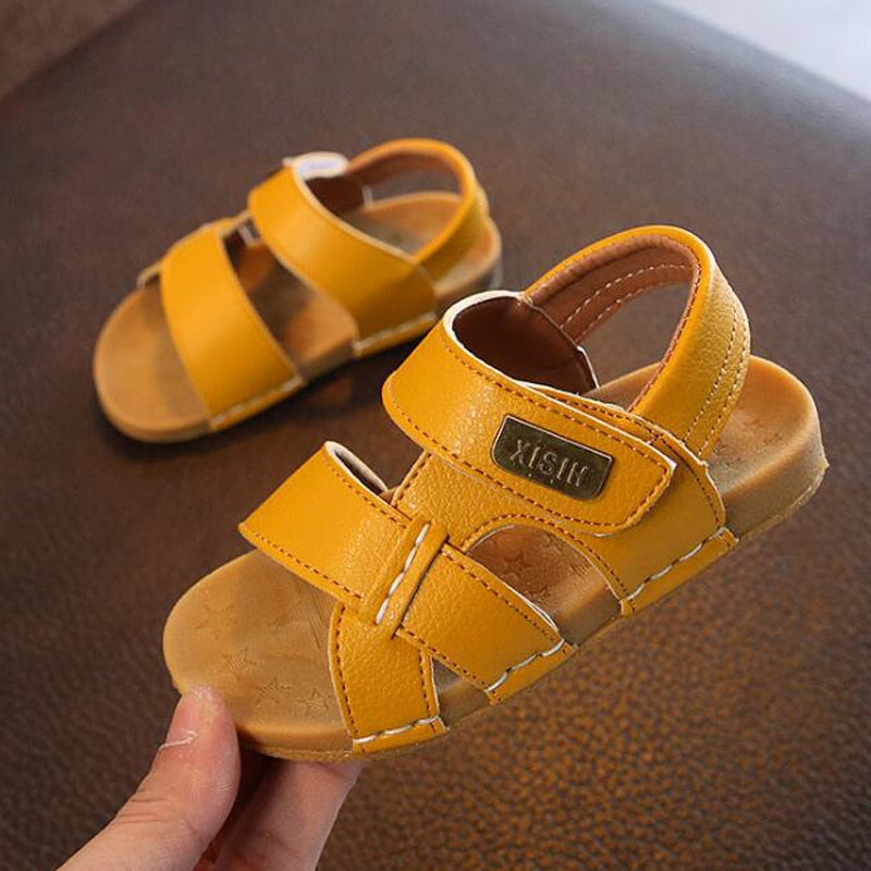 Sandals Boys Stitching Simple Soft Bottom Shoes