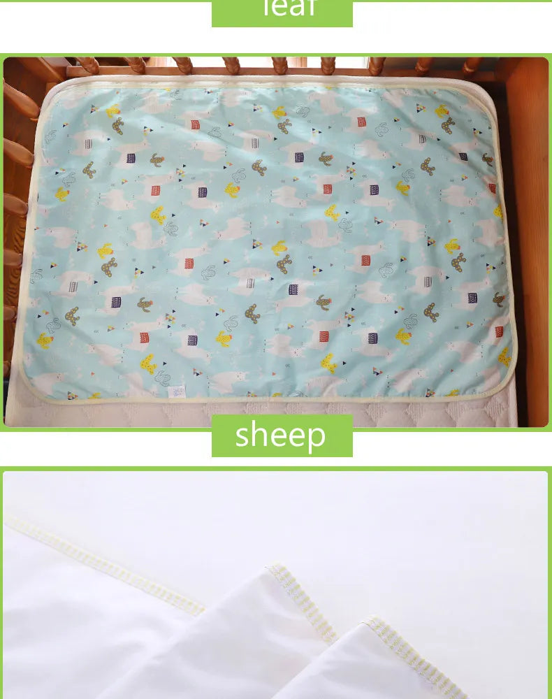 Changing Pads Covers Reusable Diapers Mattress Cotton Waterproof